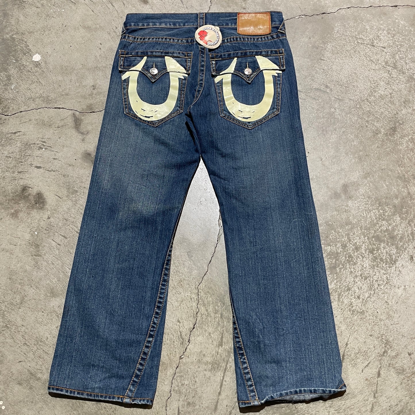 True Religion Painted Pocket Denim